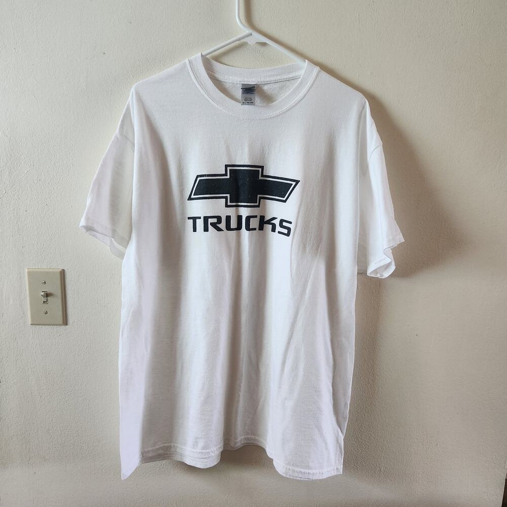 Chevy Truck T-shirt in white.  Size XL